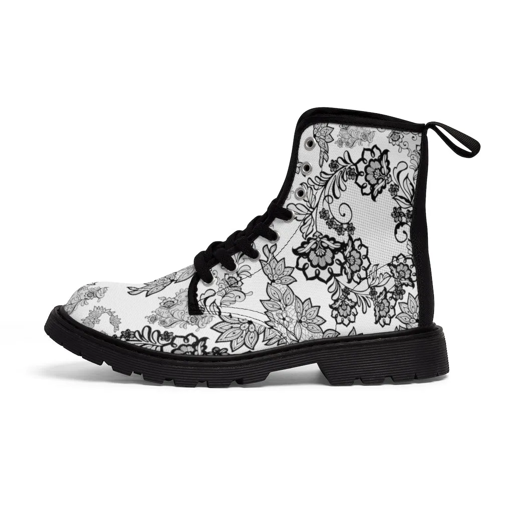 Women's Canvas Boots Ferob 'Fashionista'