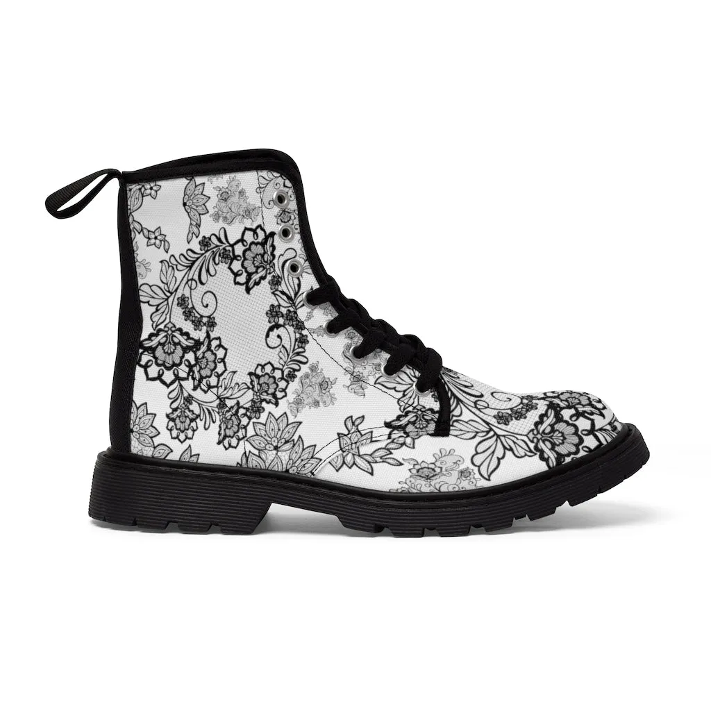 Women's Canvas Boots Ferob 'Fashionista'