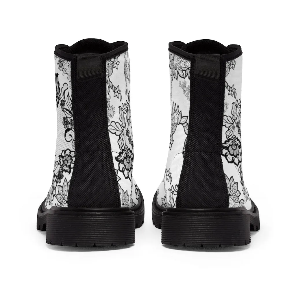 Women's Canvas Boots Ferob 'Fashionista'