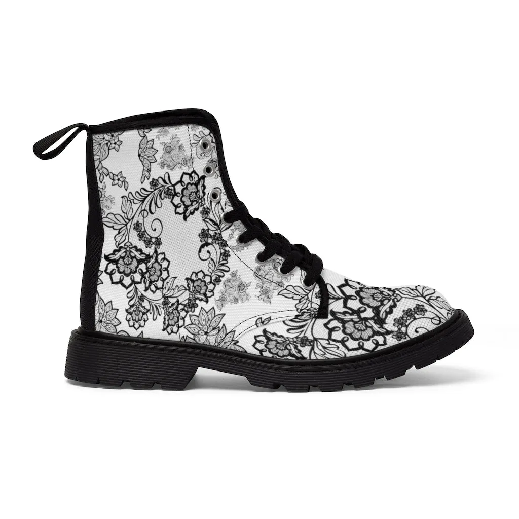 Women's Canvas Boots Ferob 'Fashionista'