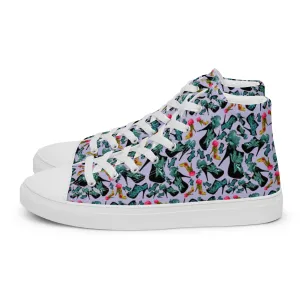 Women’s high top canvas shoes 'Blue shoes'