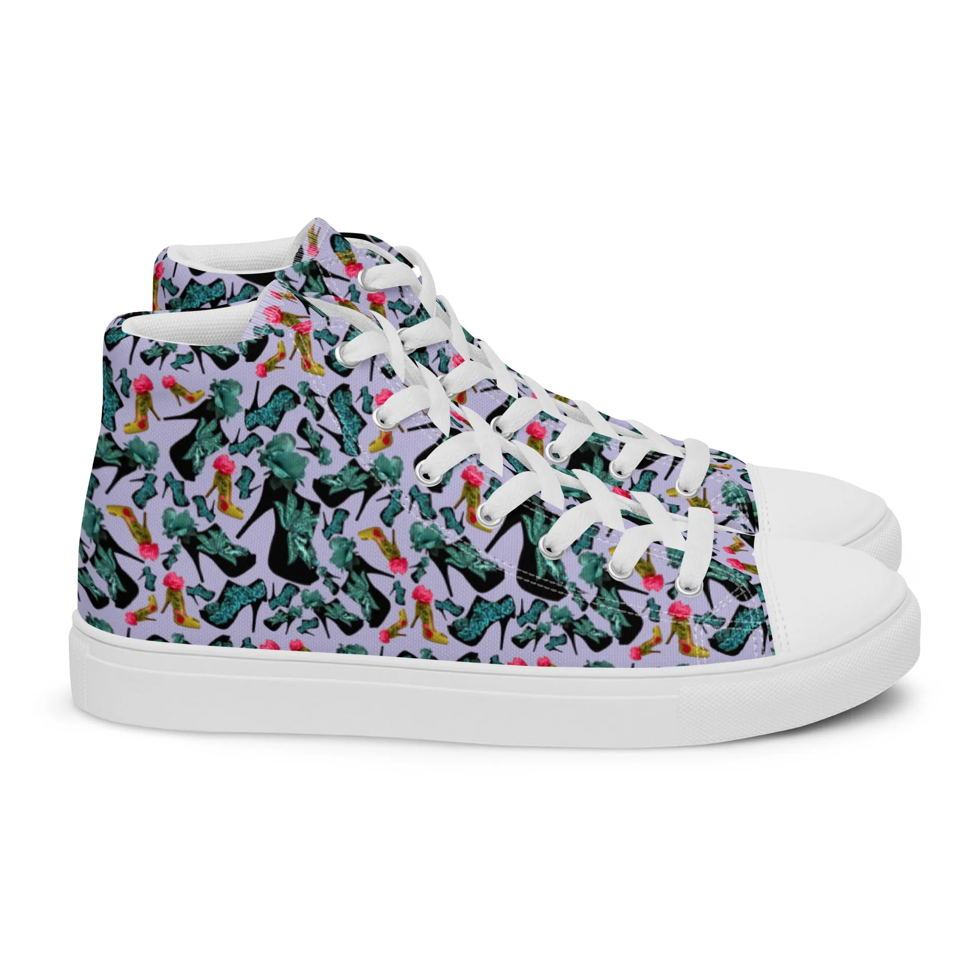 Women’s high top canvas shoes 'Blue shoes'
