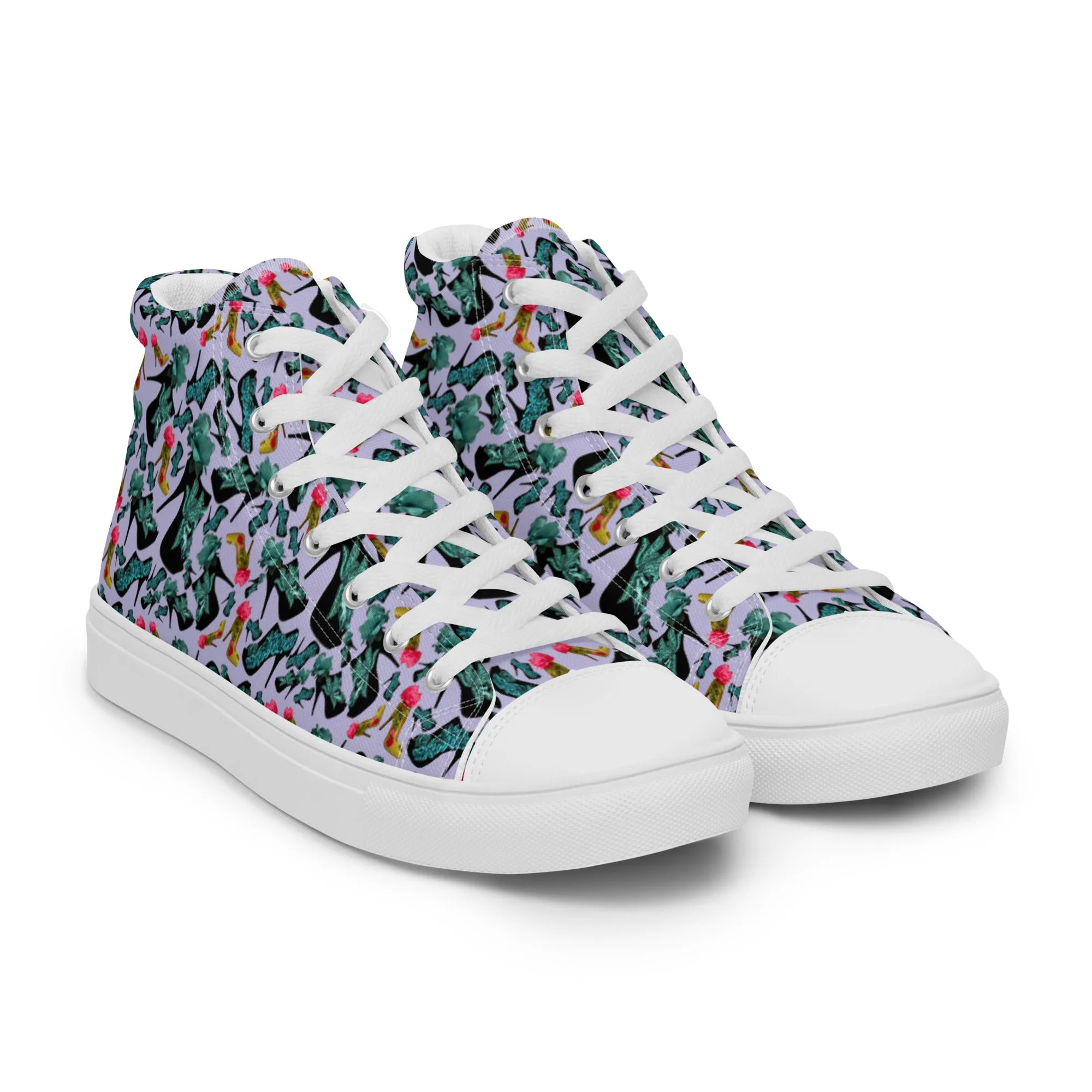 Women’s high top canvas shoes 'Blue shoes'