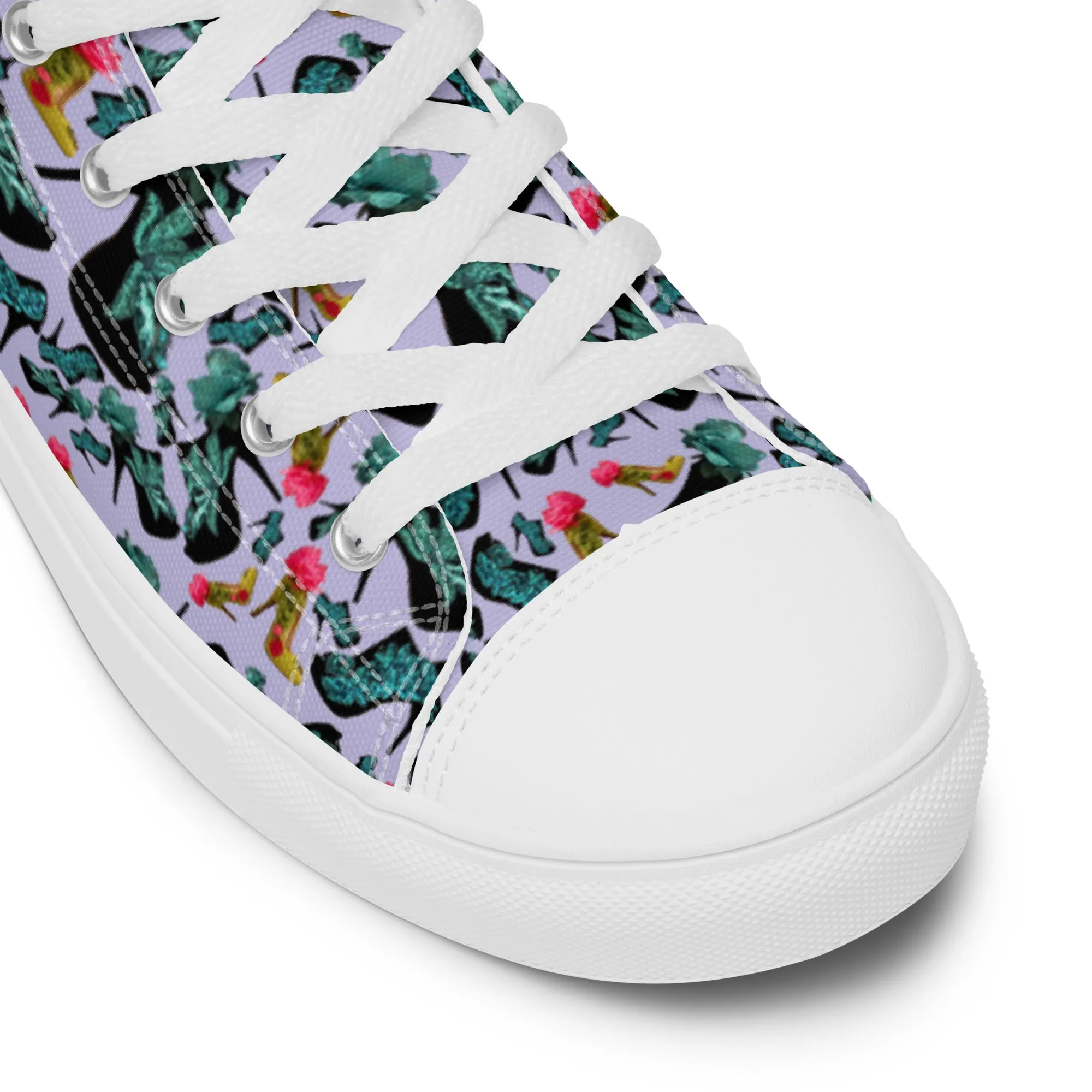 Women’s high top canvas shoes 'Blue shoes'