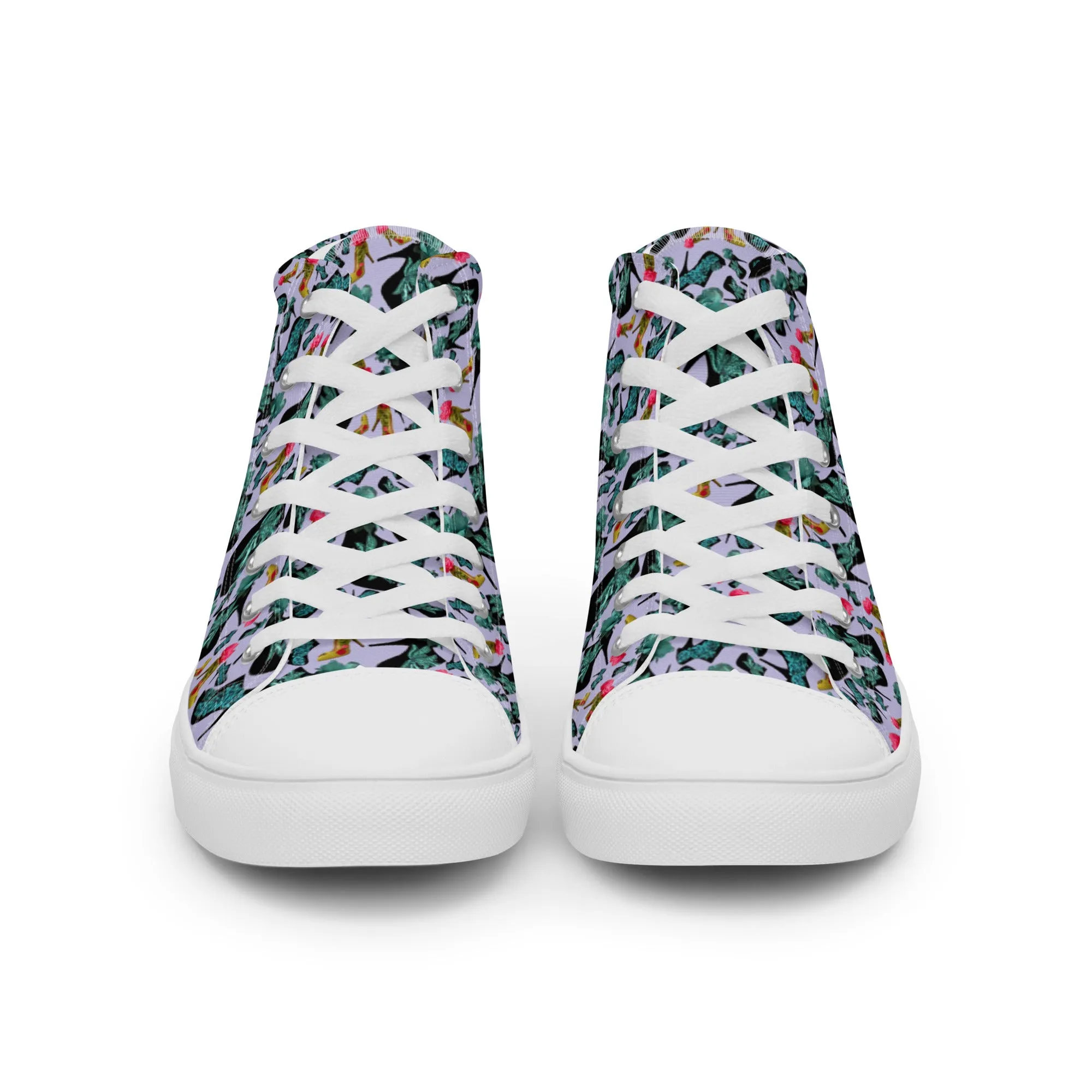 Women’s high top canvas shoes 'Blue shoes'