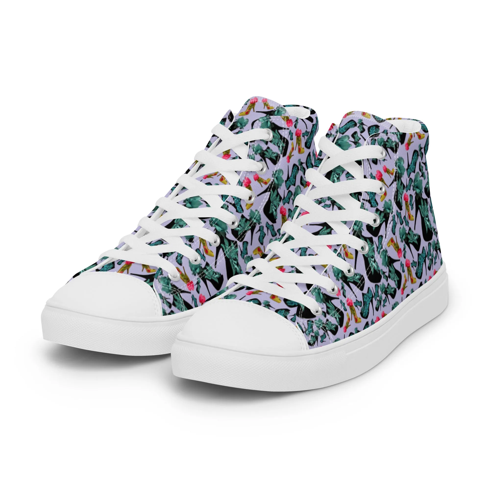 Women’s high top canvas shoes 'Blue shoes'