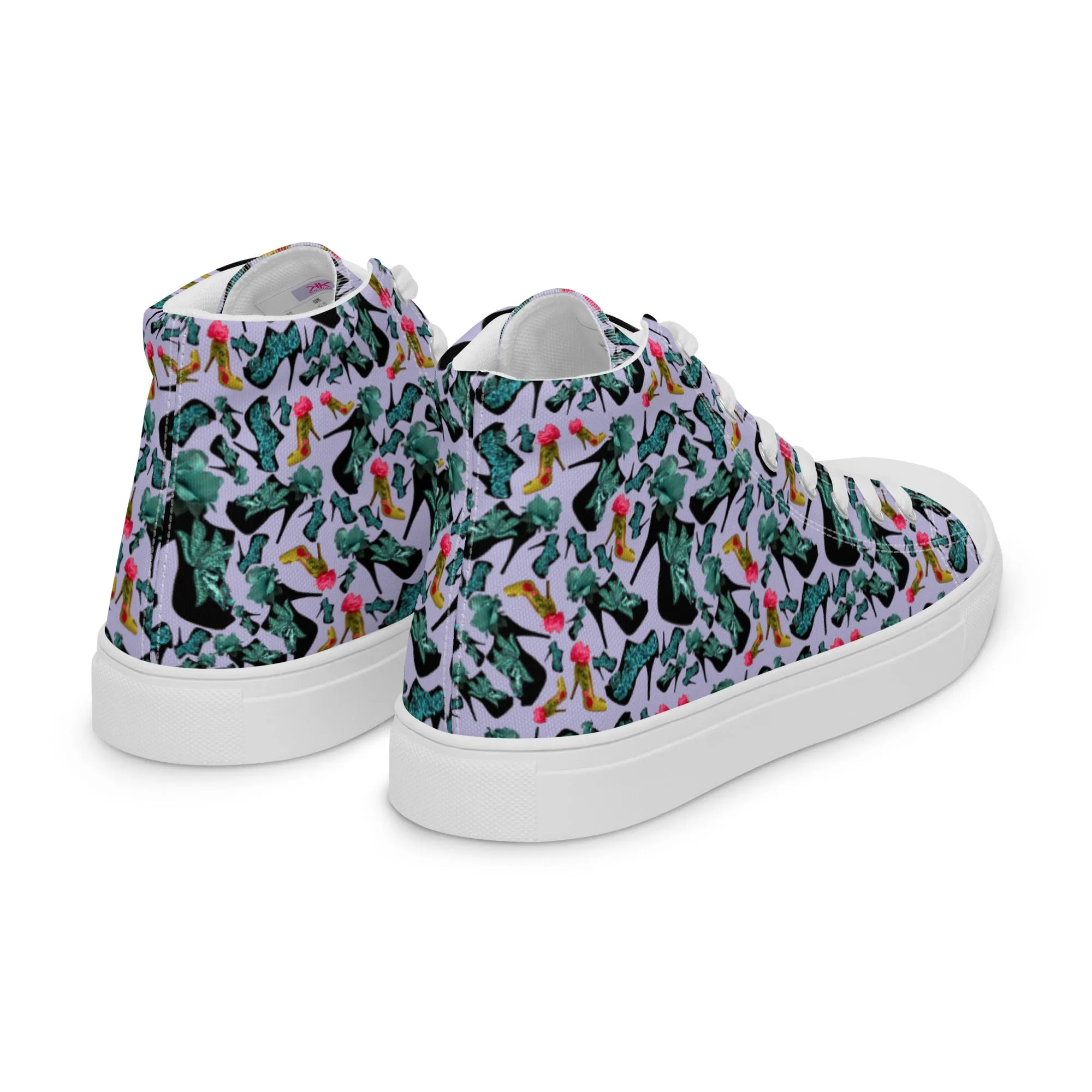 Women’s high top canvas shoes 'Blue shoes'