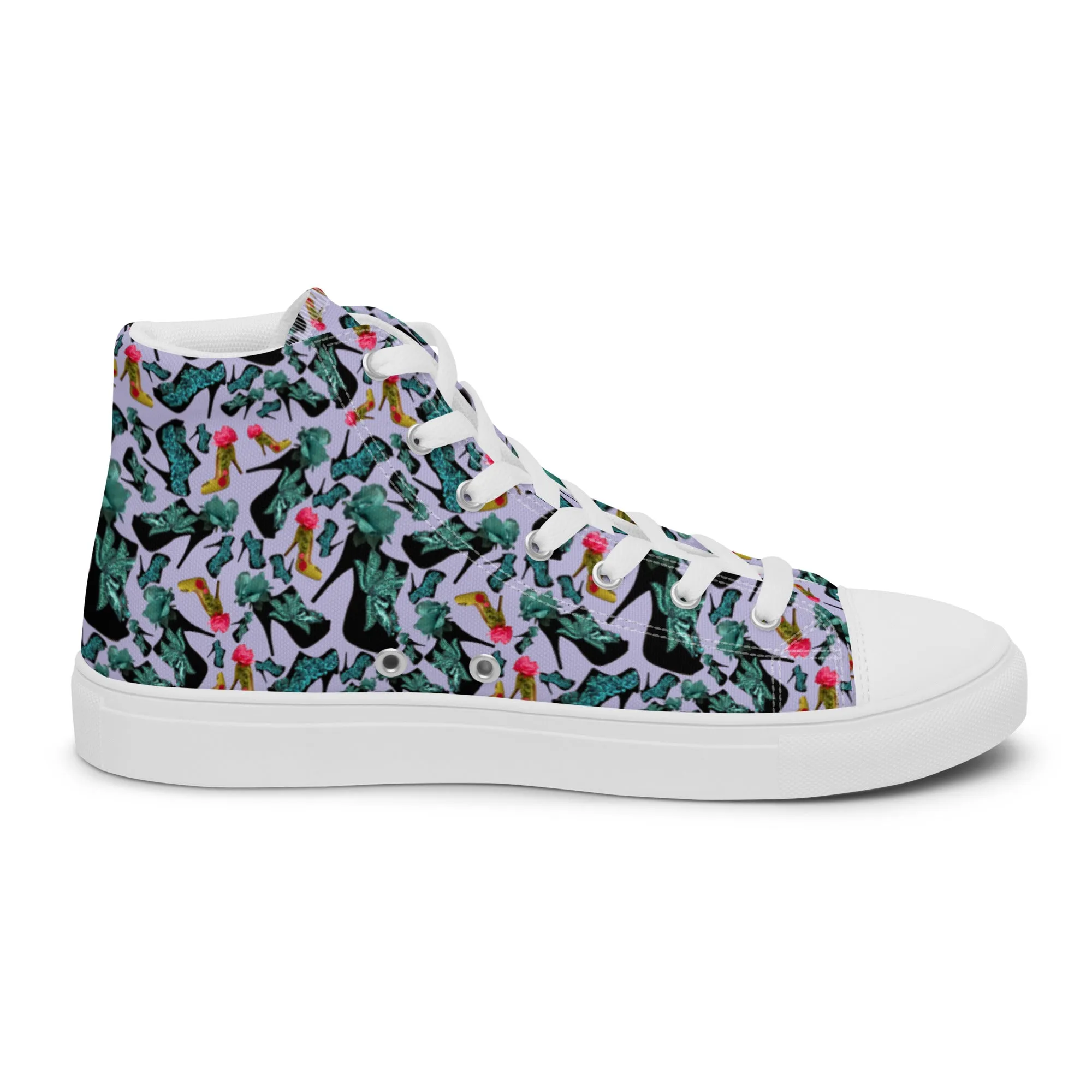 Women’s high top canvas shoes 'Blue shoes'