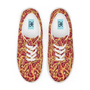 Women’s lace-up canvas shoes 'Down the rabbit hole'