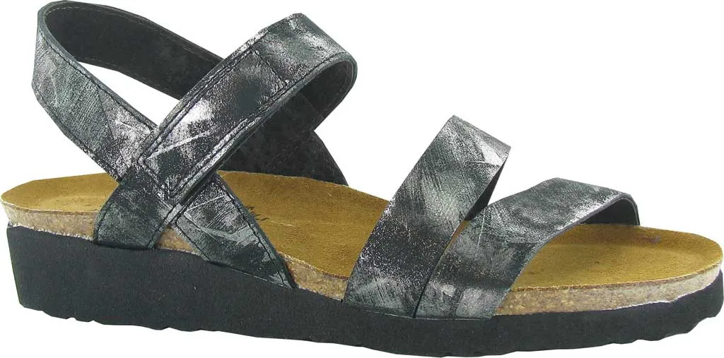 Women's Naot | Kayla Backstrap Sandal | Metallic Onyx Leather