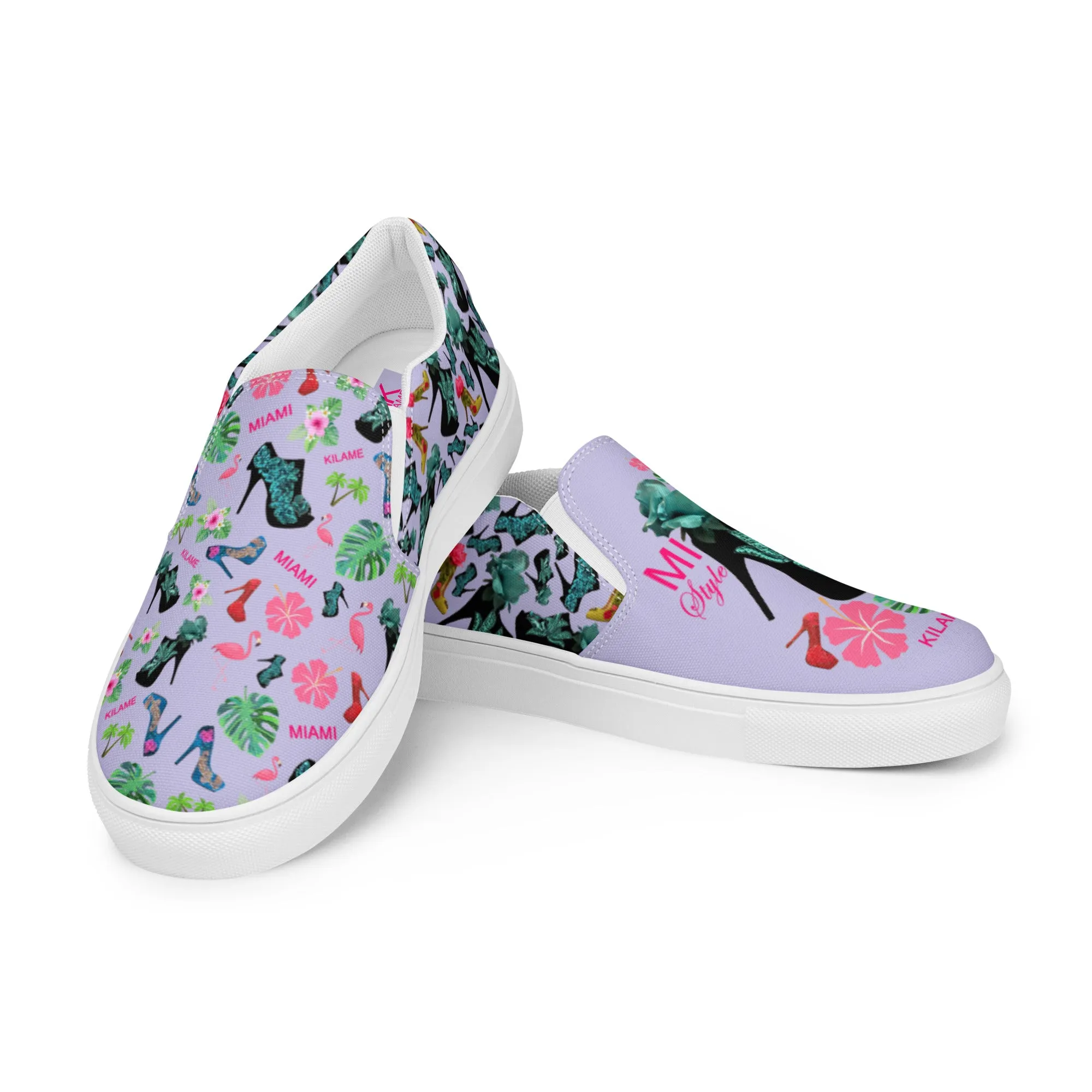 Women’s slip-on canvas shoes 'Miami Style'
