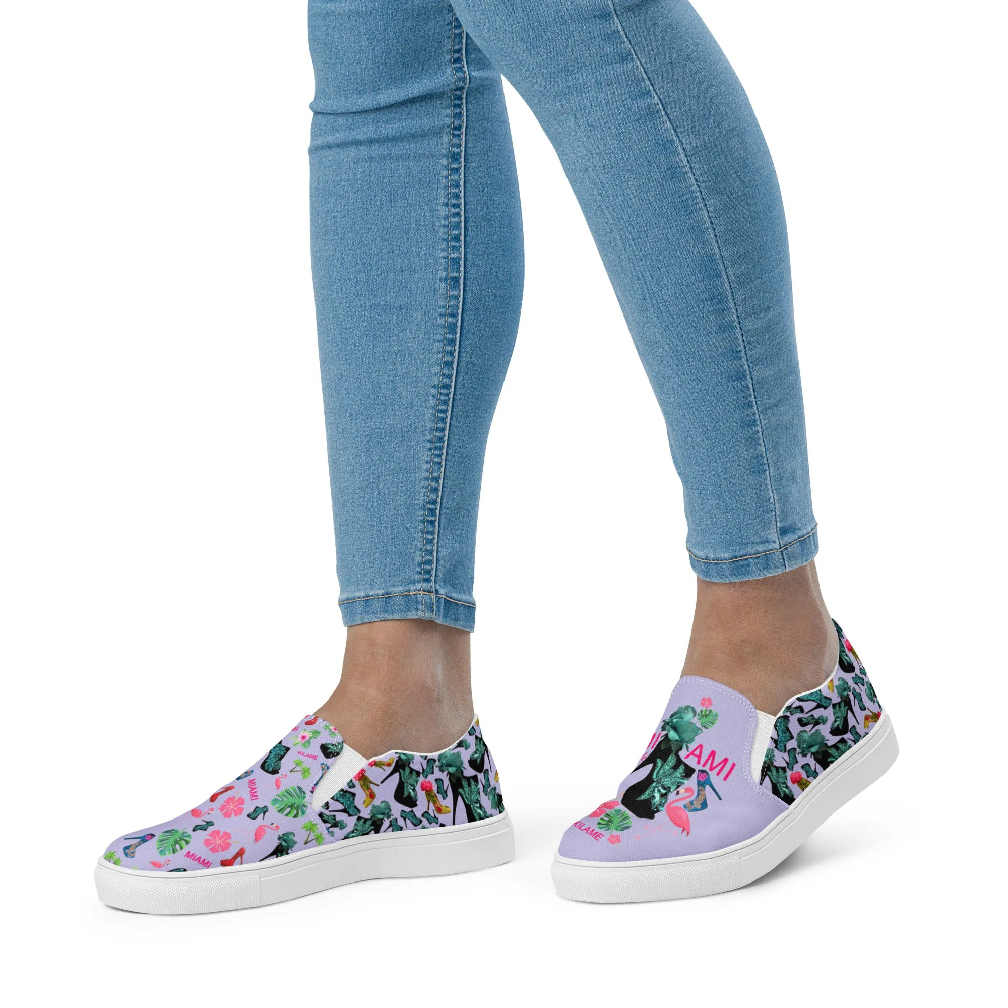 Women’s slip-on canvas shoes 'Miami Style'