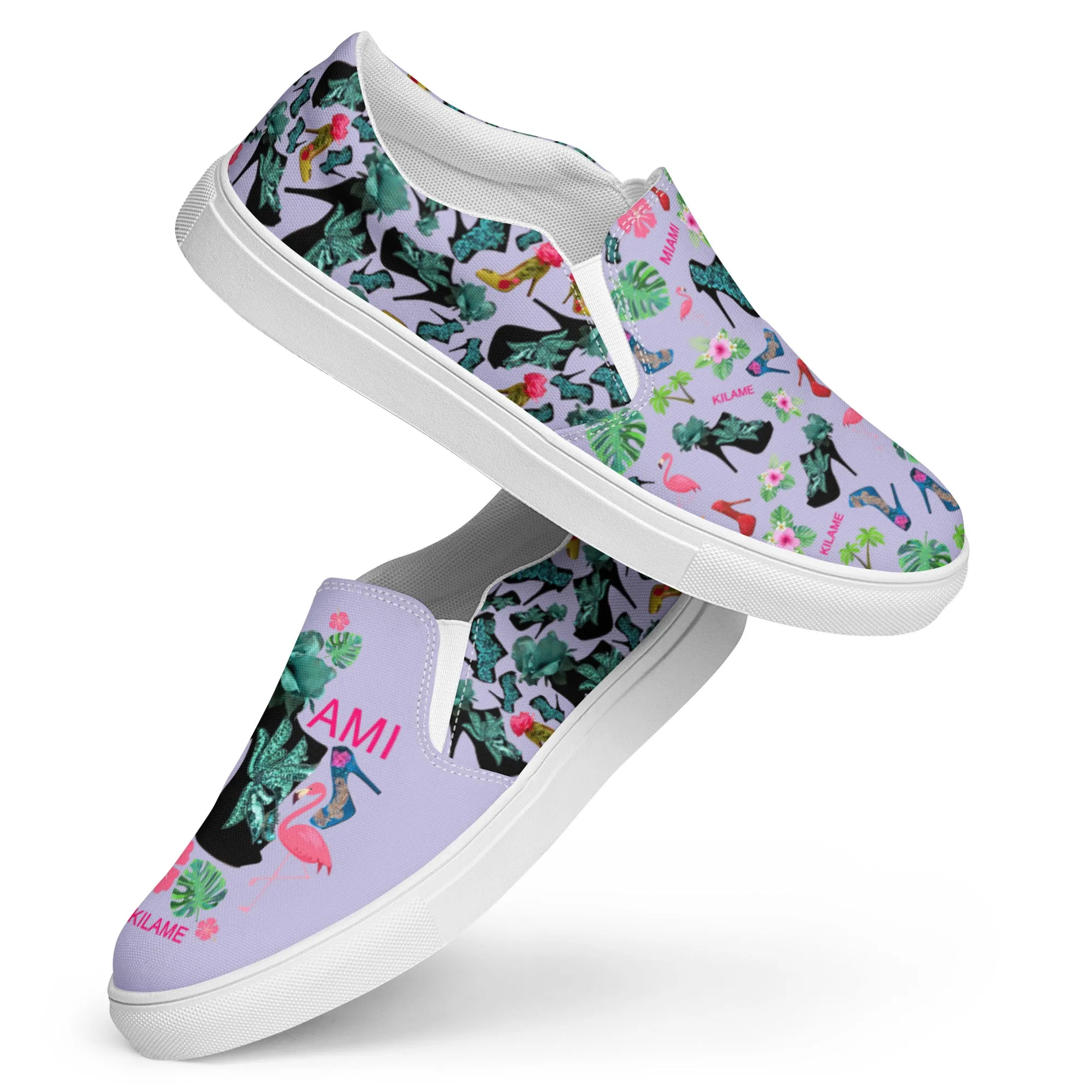 Women’s slip-on canvas shoes 'Miami Style'
