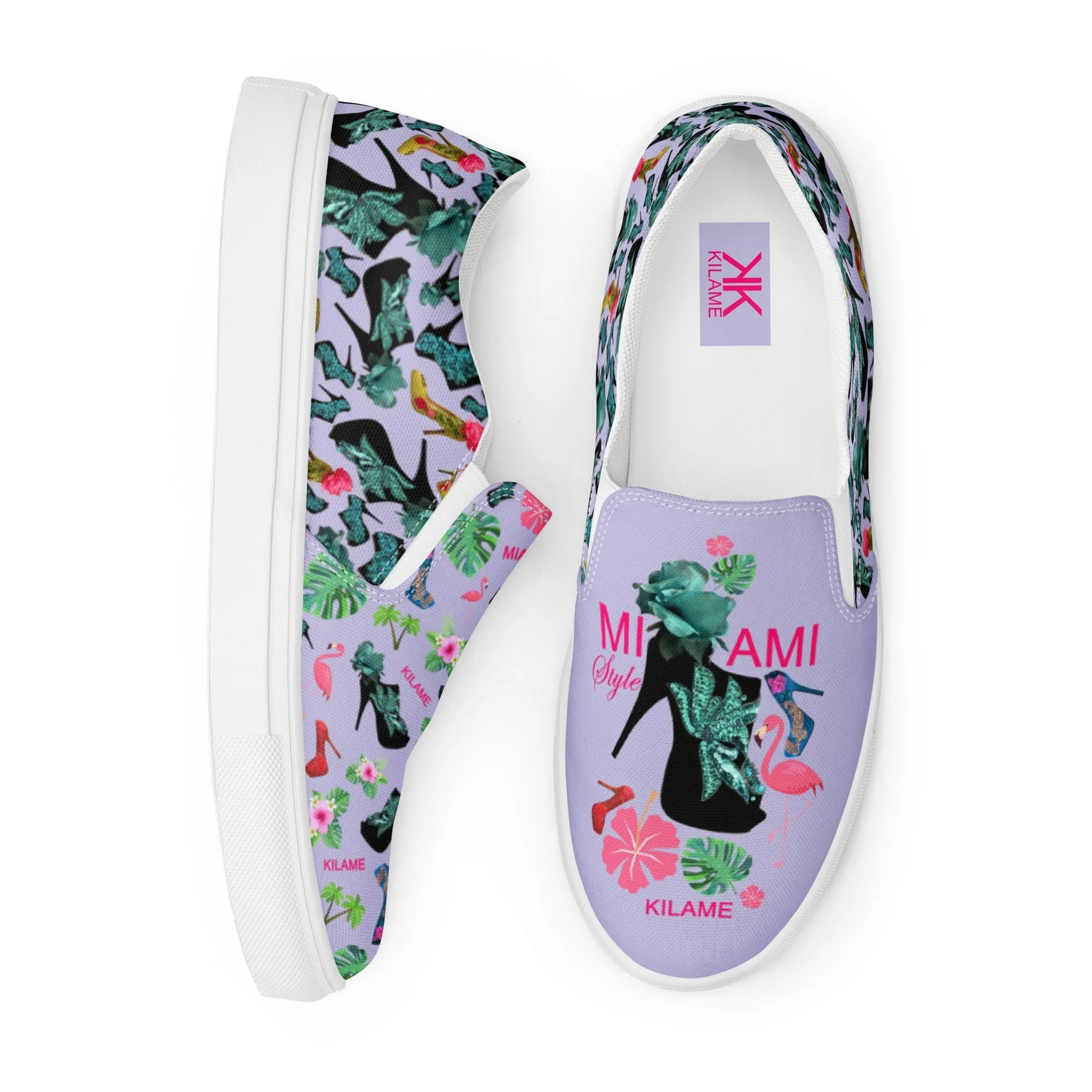 Women’s slip-on canvas shoes 'Miami Style'