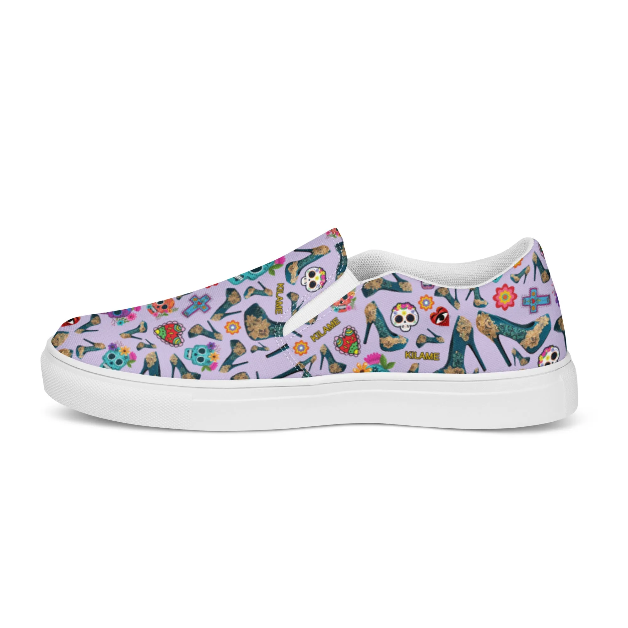 Women’s slip-on canvas shoes 'Viva la vida'
