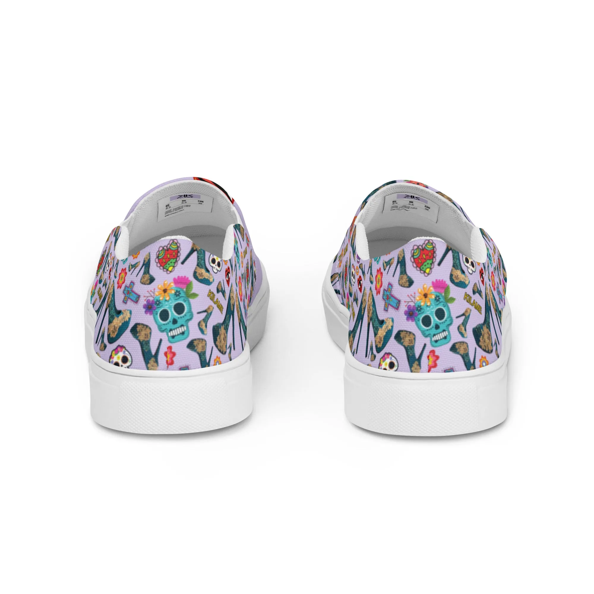 Women’s slip-on canvas shoes 'Viva la vida'