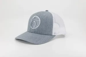 Youth Grey Curved Trucker