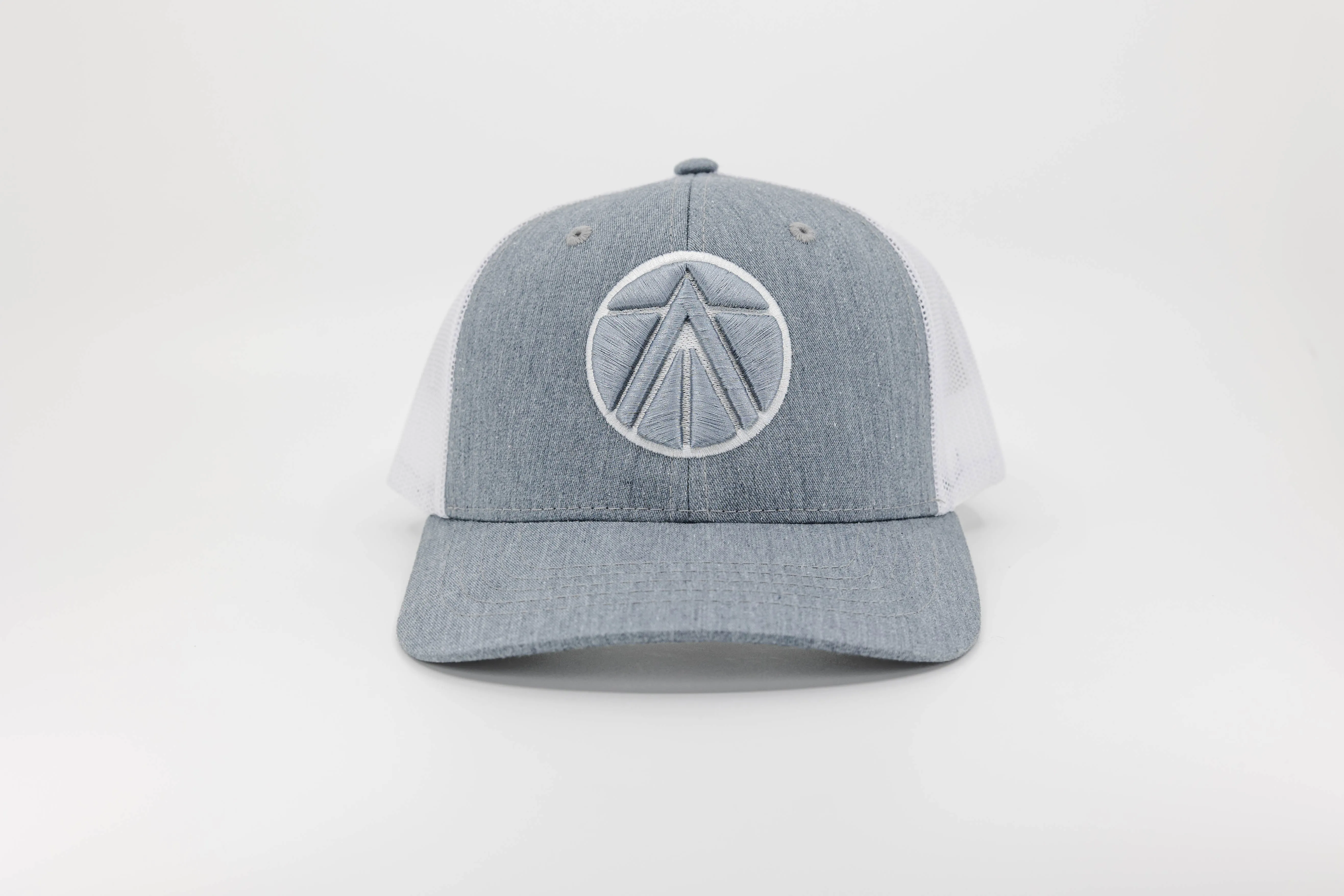 Youth Grey Curved Trucker