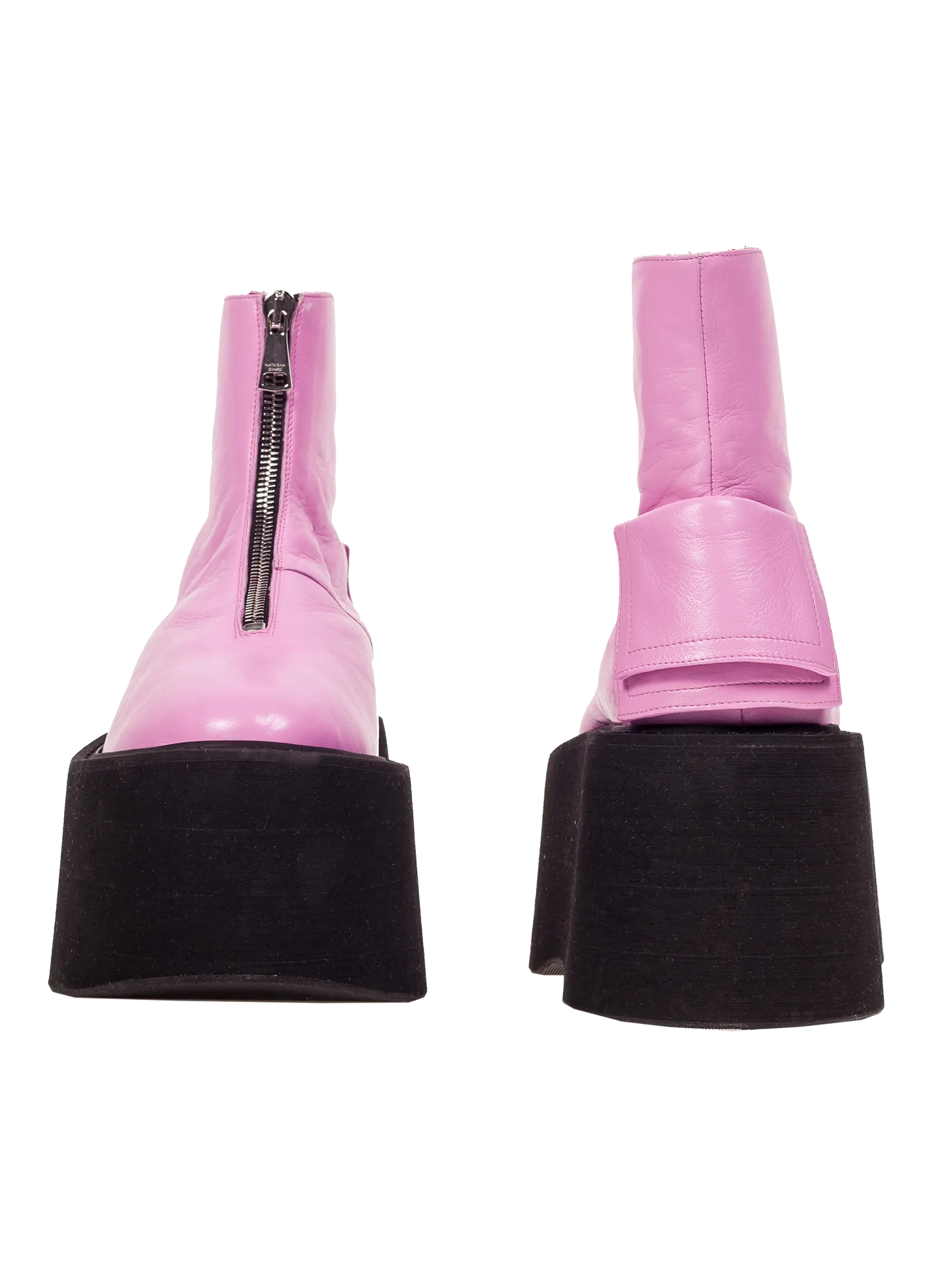 Zip-Front Boots