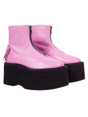Zip-Front Boots