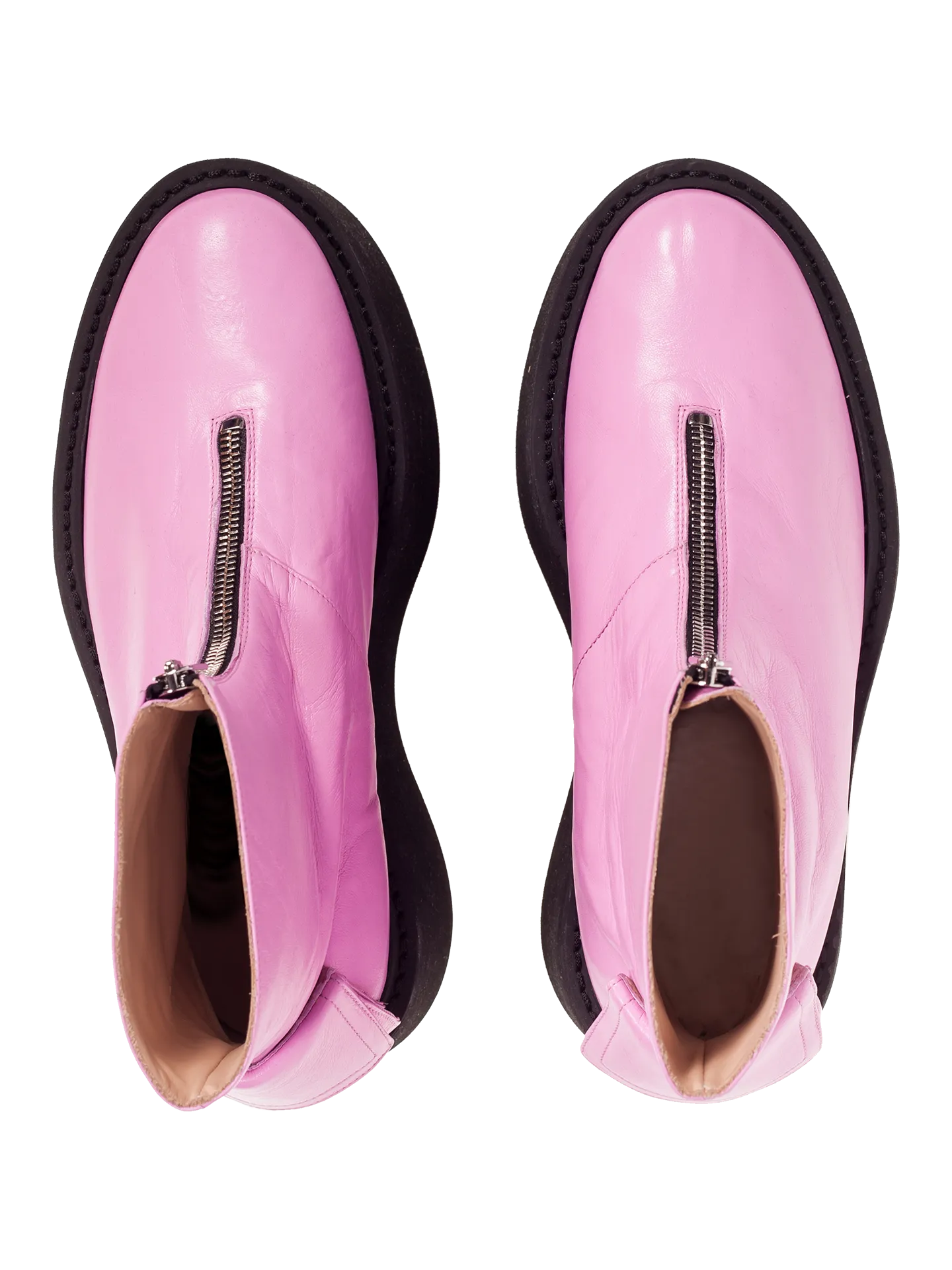 Zip-Front Boots